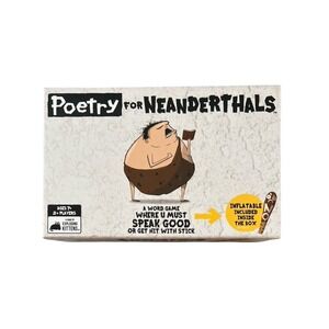 Poetry For Neanderthals By Exploding Kittens Word Game Party Game Open‎ Box